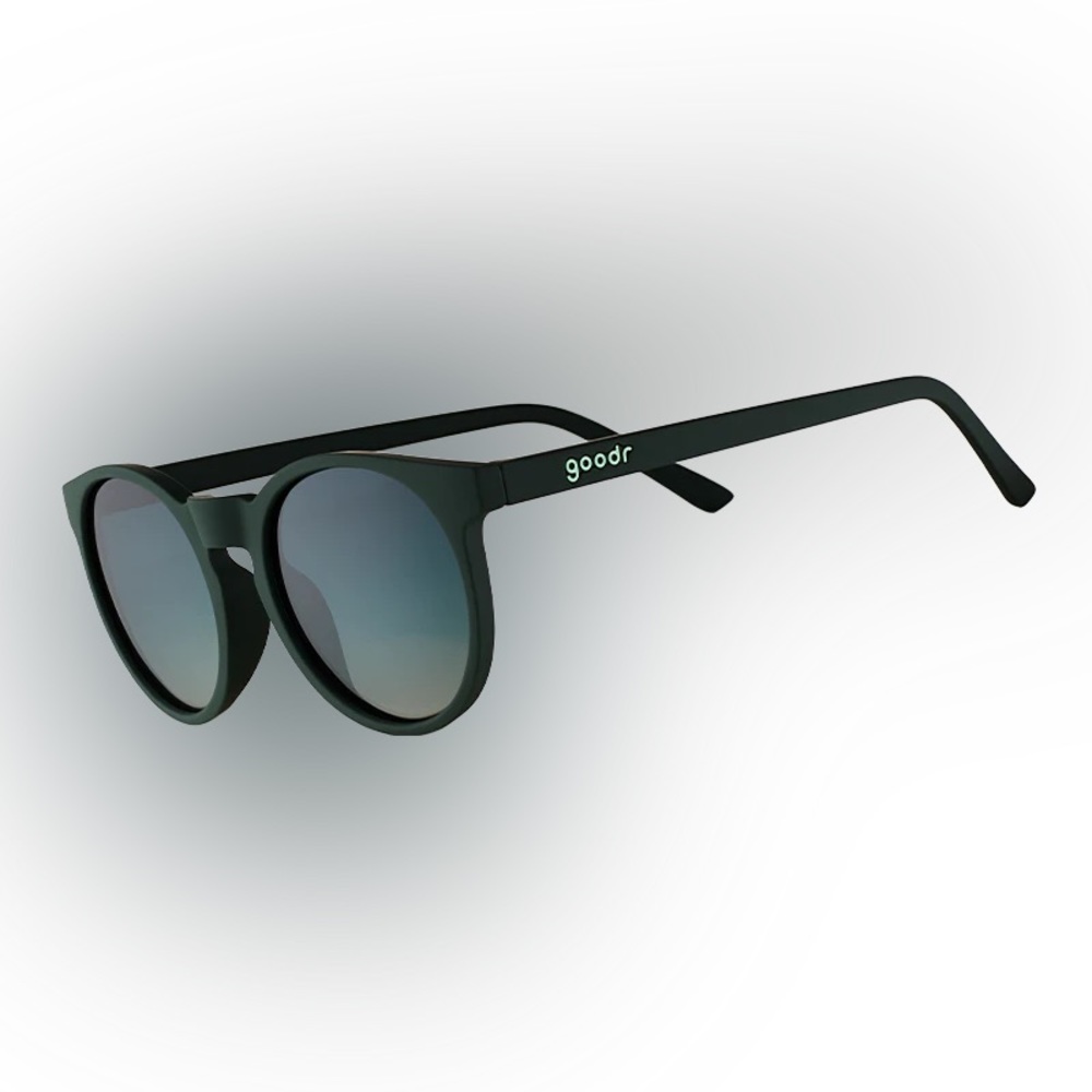 Goodr Polarized Circle G Sunglasses in dark grey/green